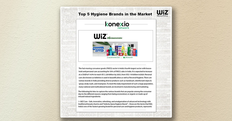 Top 5 Hygiene Brands in the Market - By Konexio Network