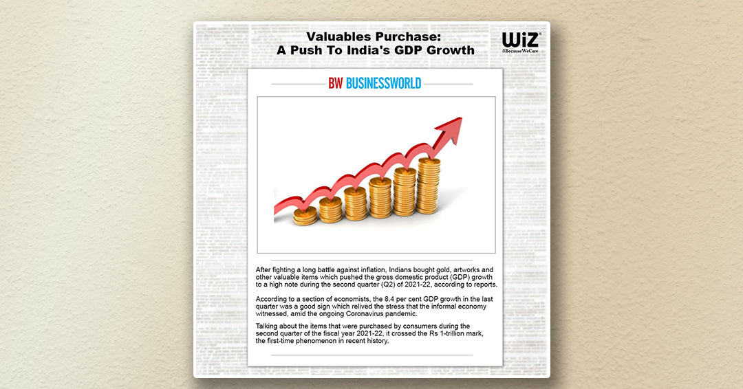 Valuables Purchase: A Push To India's GDP Growth - By BW BUSINESSWORLD