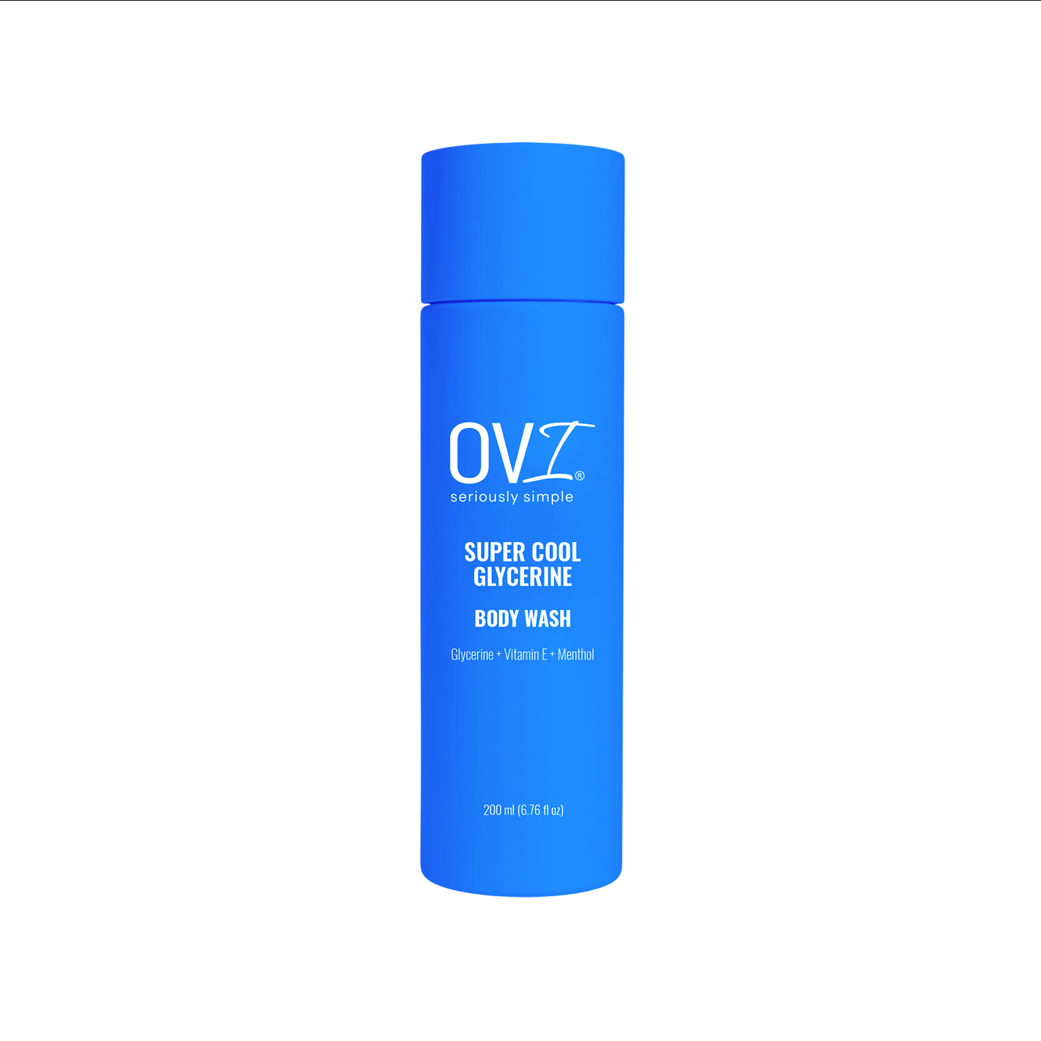 Super Cool Glycerine Body Wash 200 ml| Glycerine, Vitamin E & Menthol | Deep Hydration & Cooling Freshness
