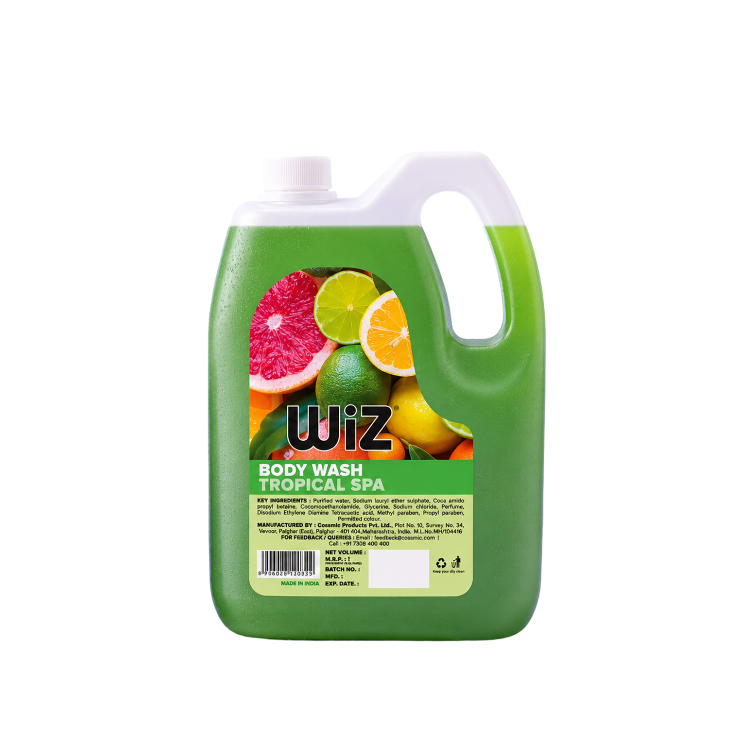 Body Wash Tropical Spa - 5L Refill Can