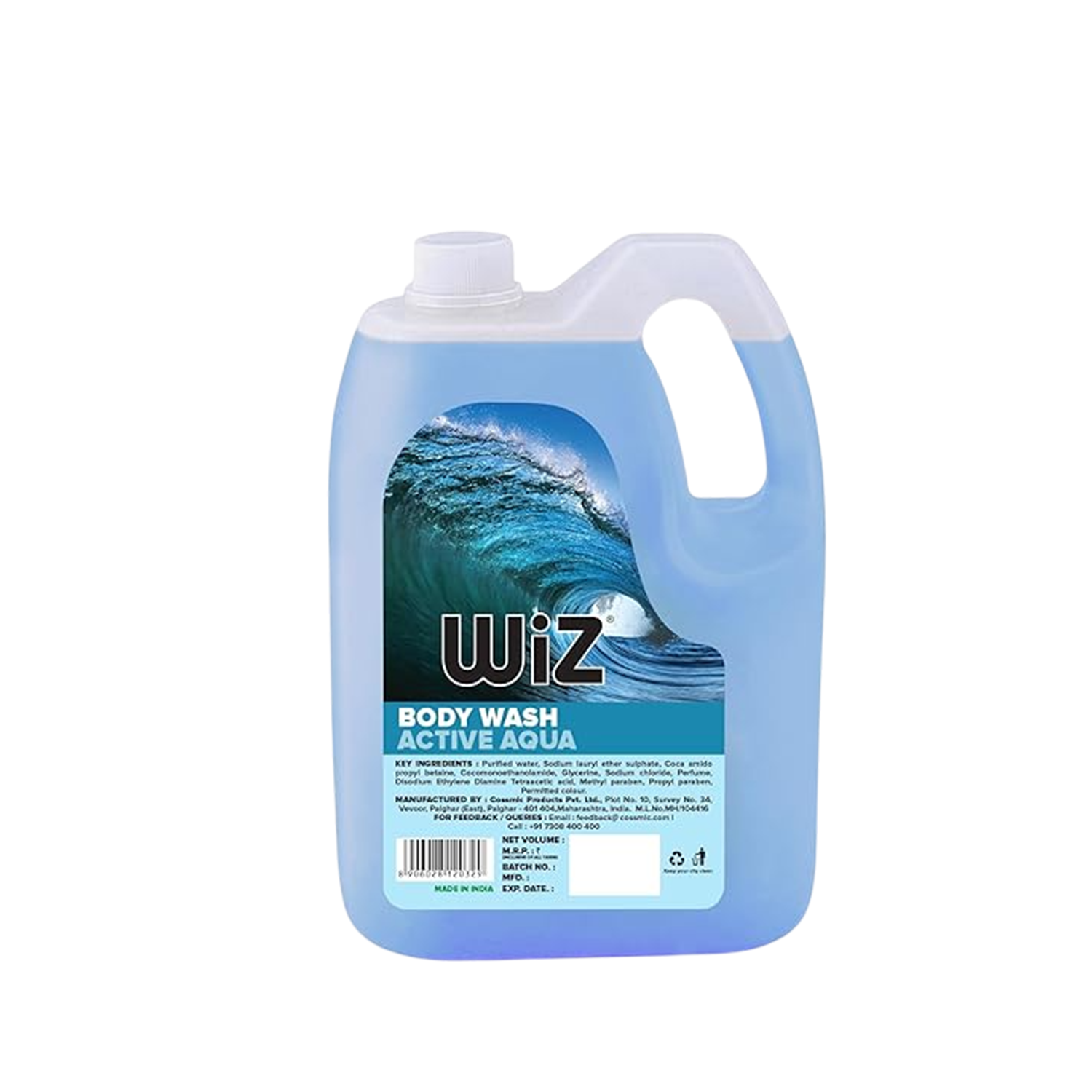 Body Wash Active Aqua - 5L Refill Can