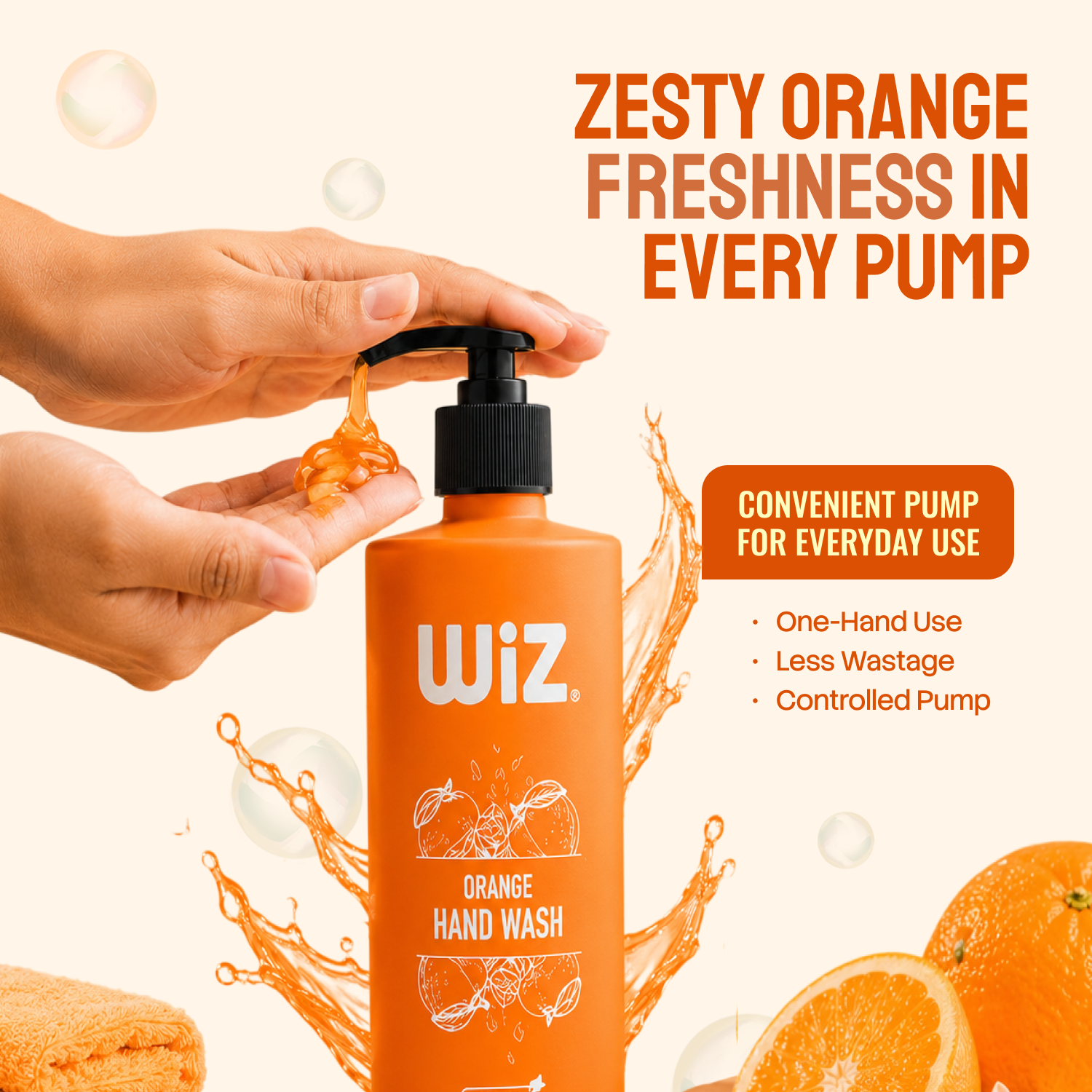 Orange Hand Wash  500 ml
