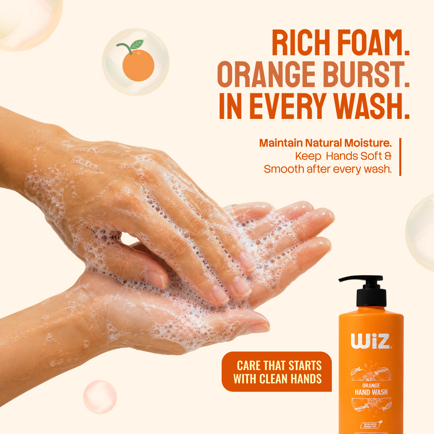Orange Hand Wash  500 ml