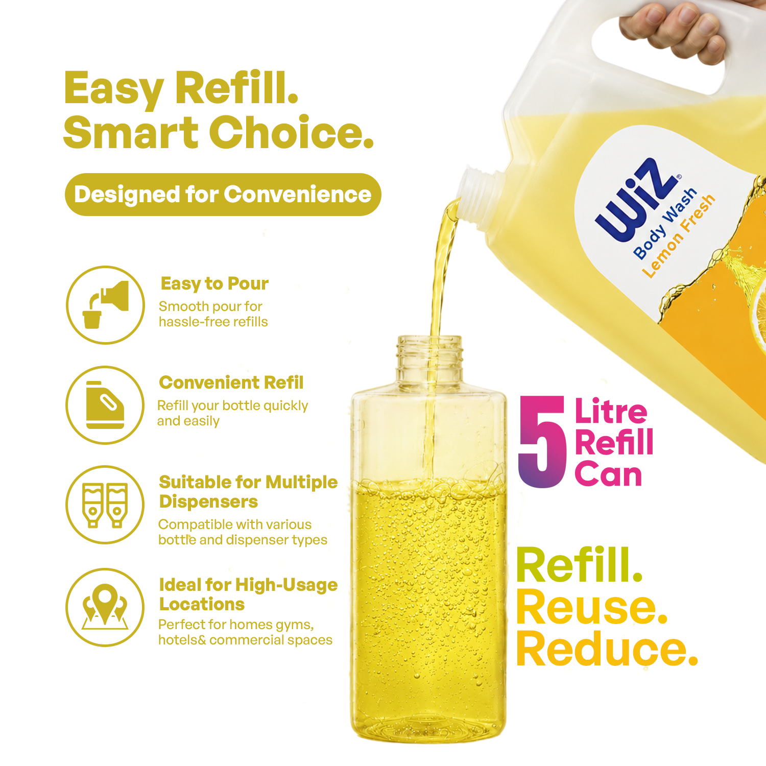 Lemon Fresh Body Wash 5l