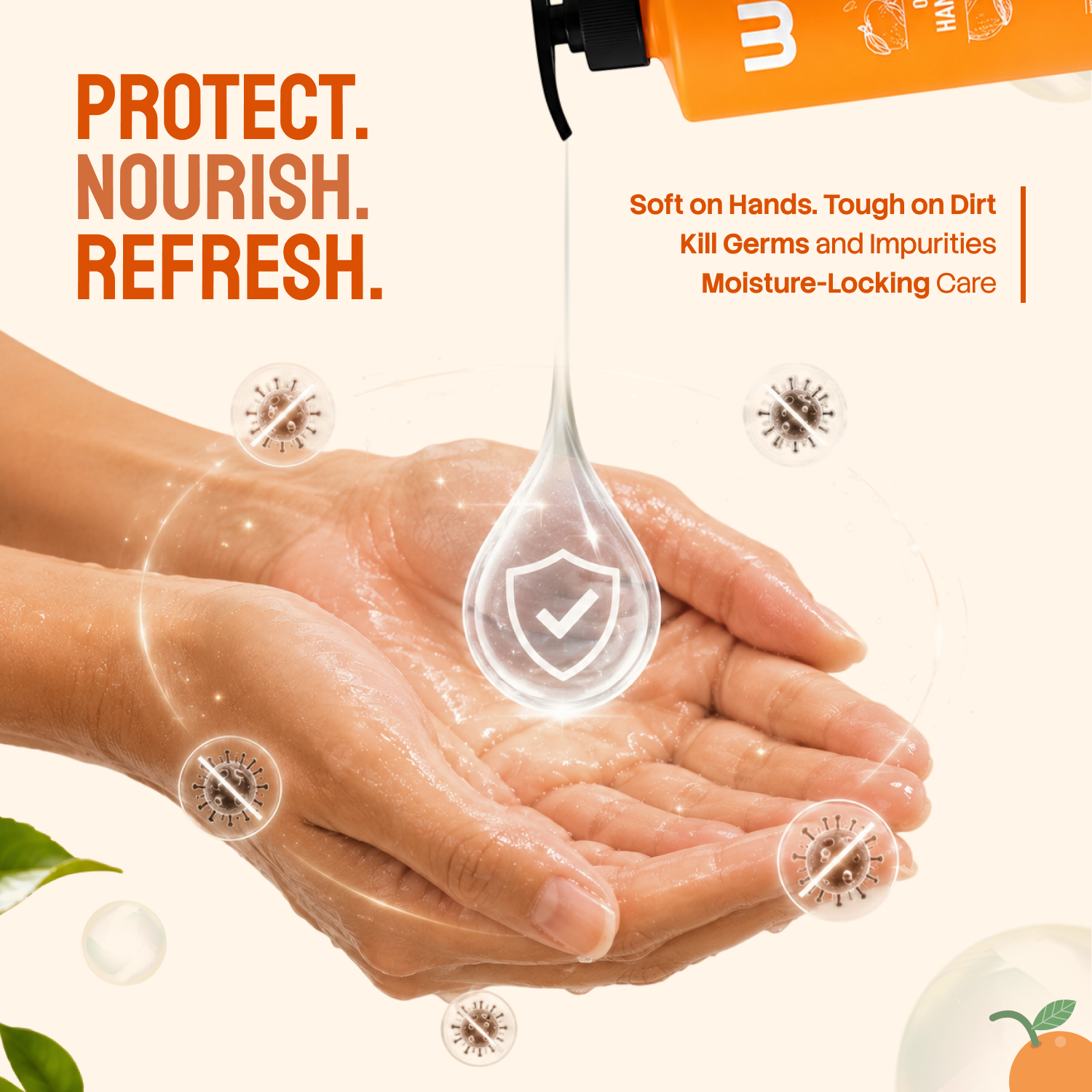 Orange Hand Wash  500 ml