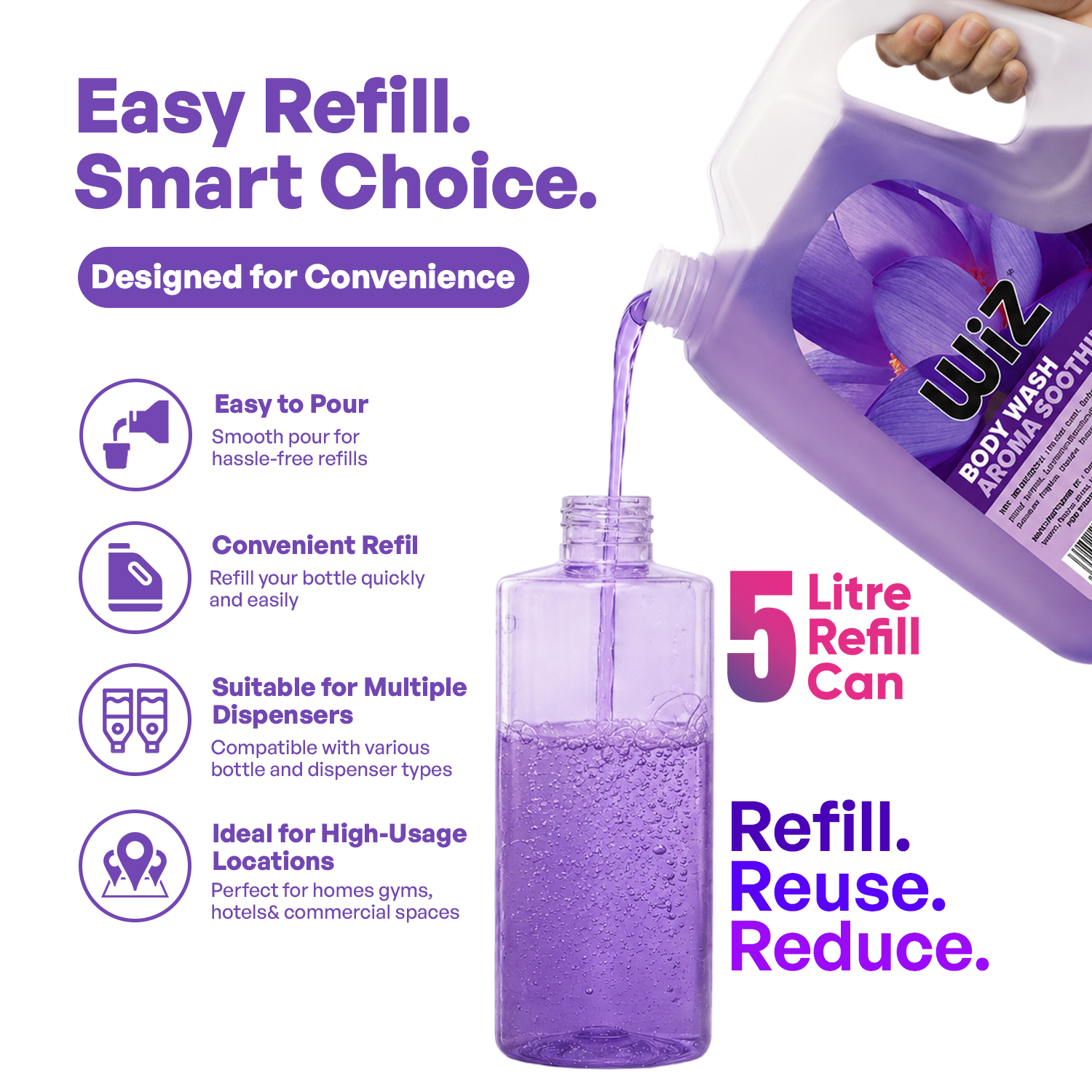 Body Wash Aroma Soothing - 5L Refill Can