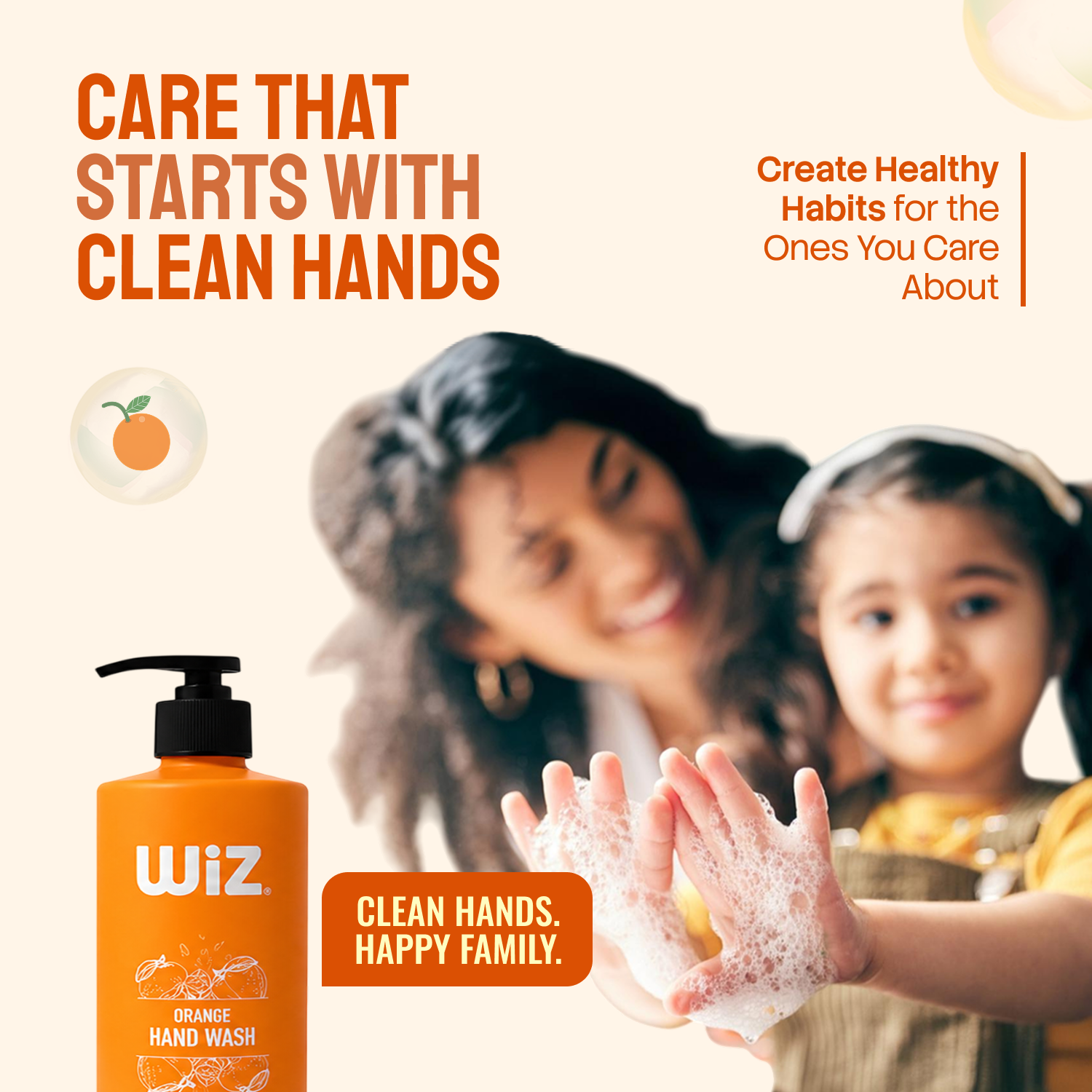 Orange Hand Wash  500 ml