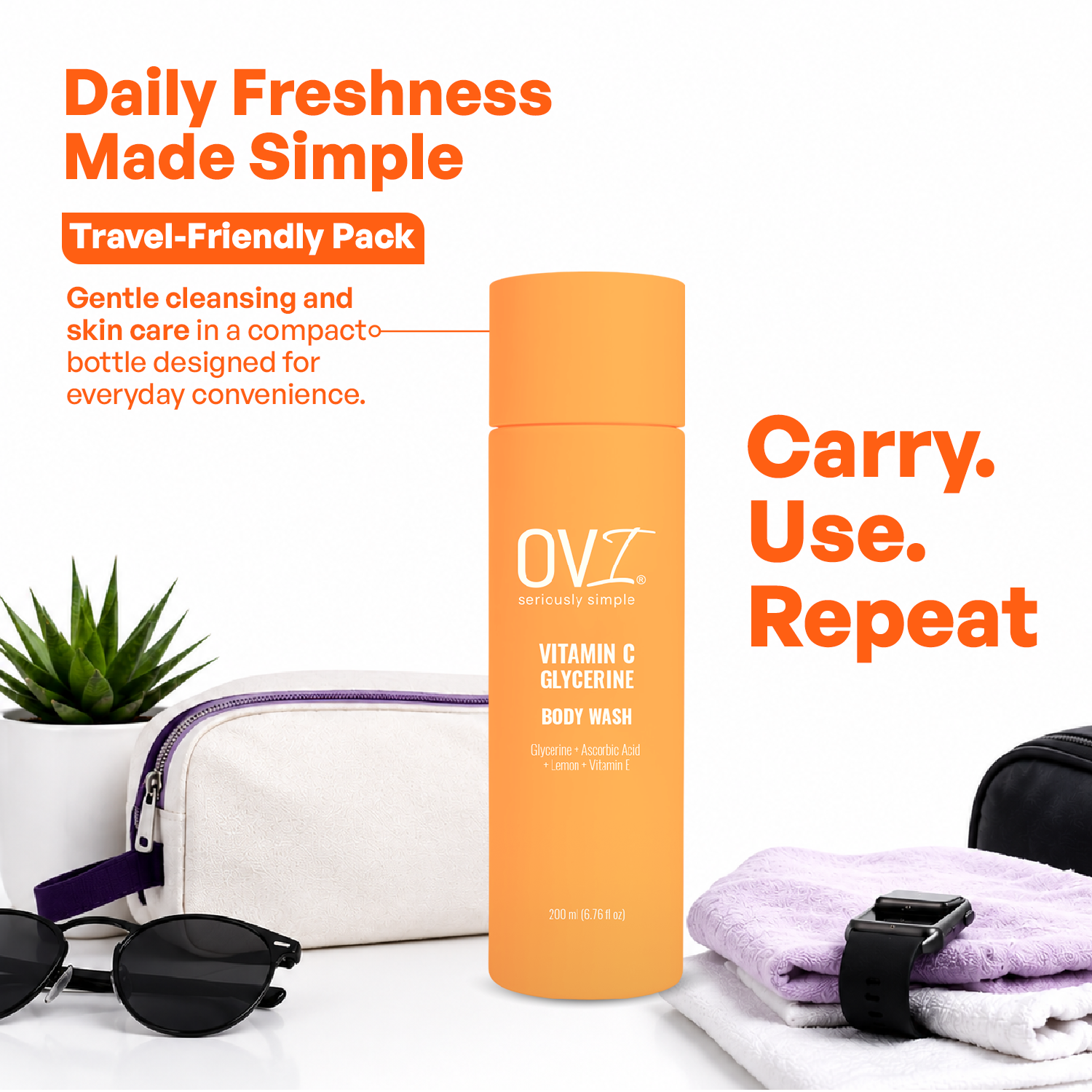 Vitamin C Glycerine Body Wash 200ml