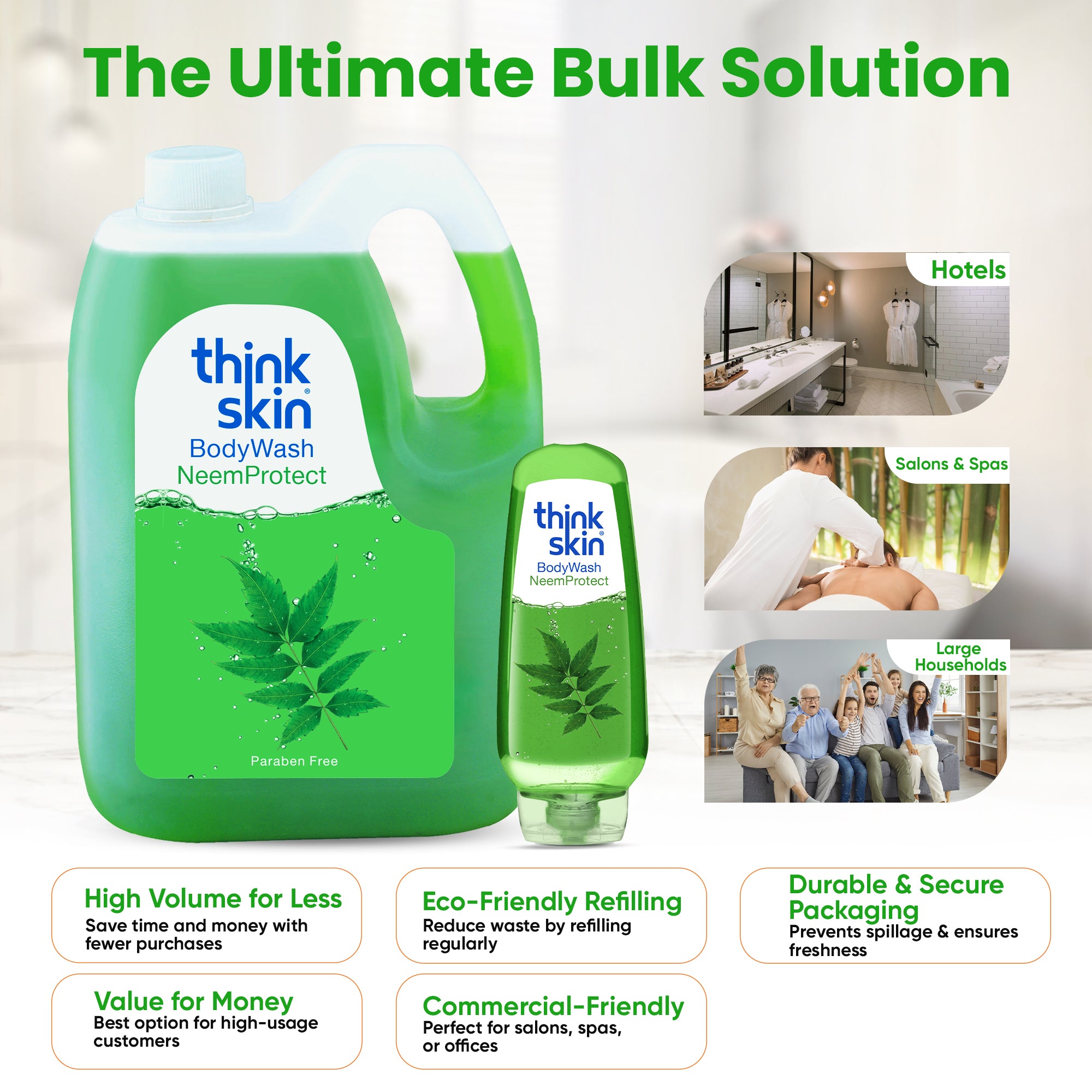 Body Wash Neem Protect 5 Litre Refill Can