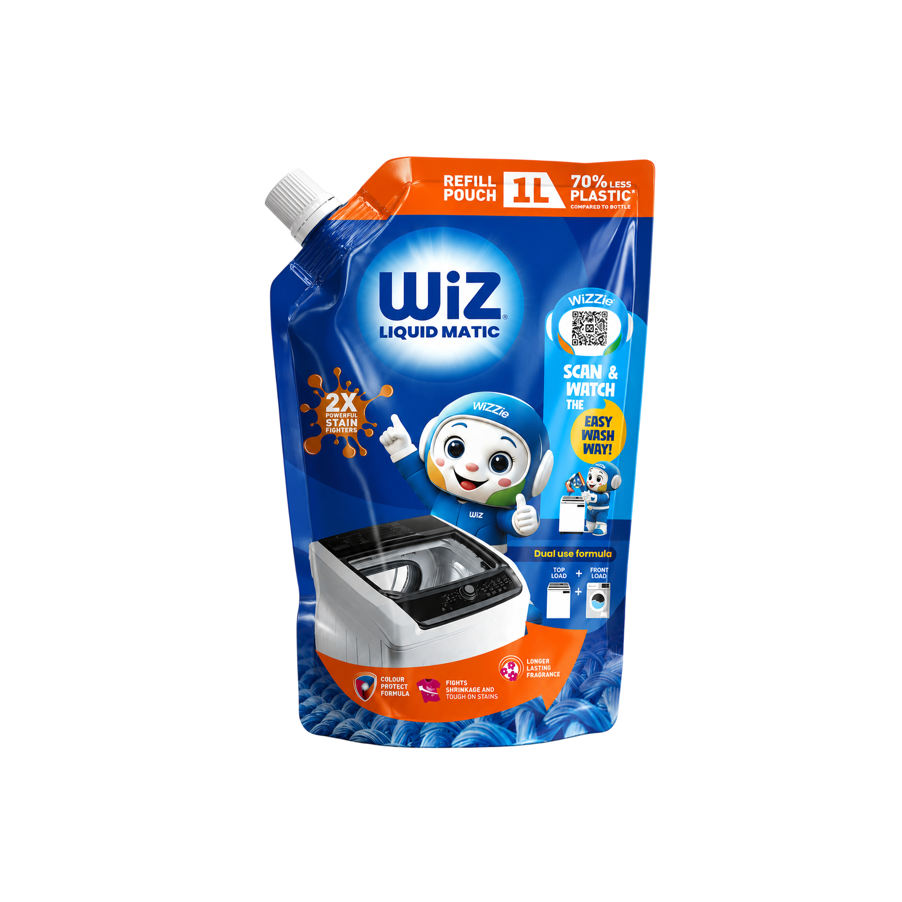 Laundry Detergent Top Load 1L Refill Pouch