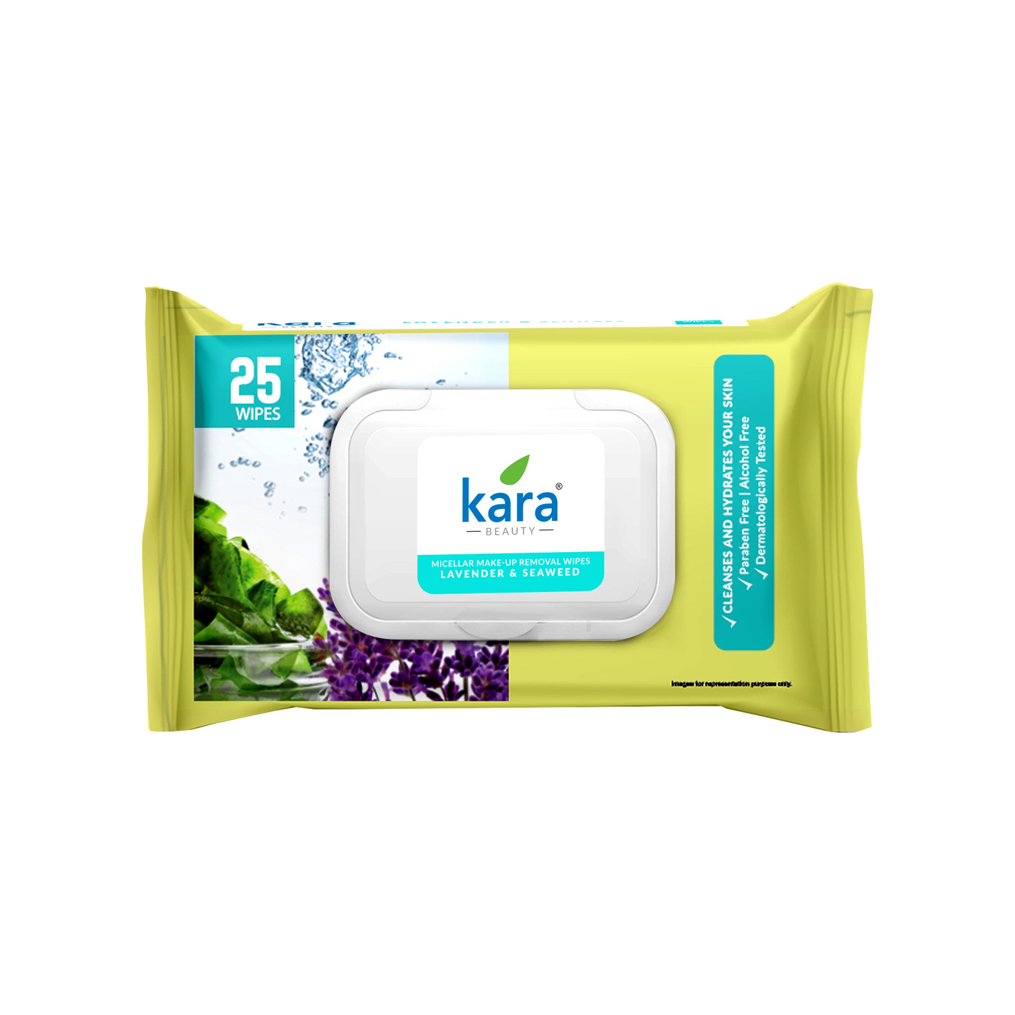 Lavender & Seaweed Makeup Removal Wipes 25 Pulls