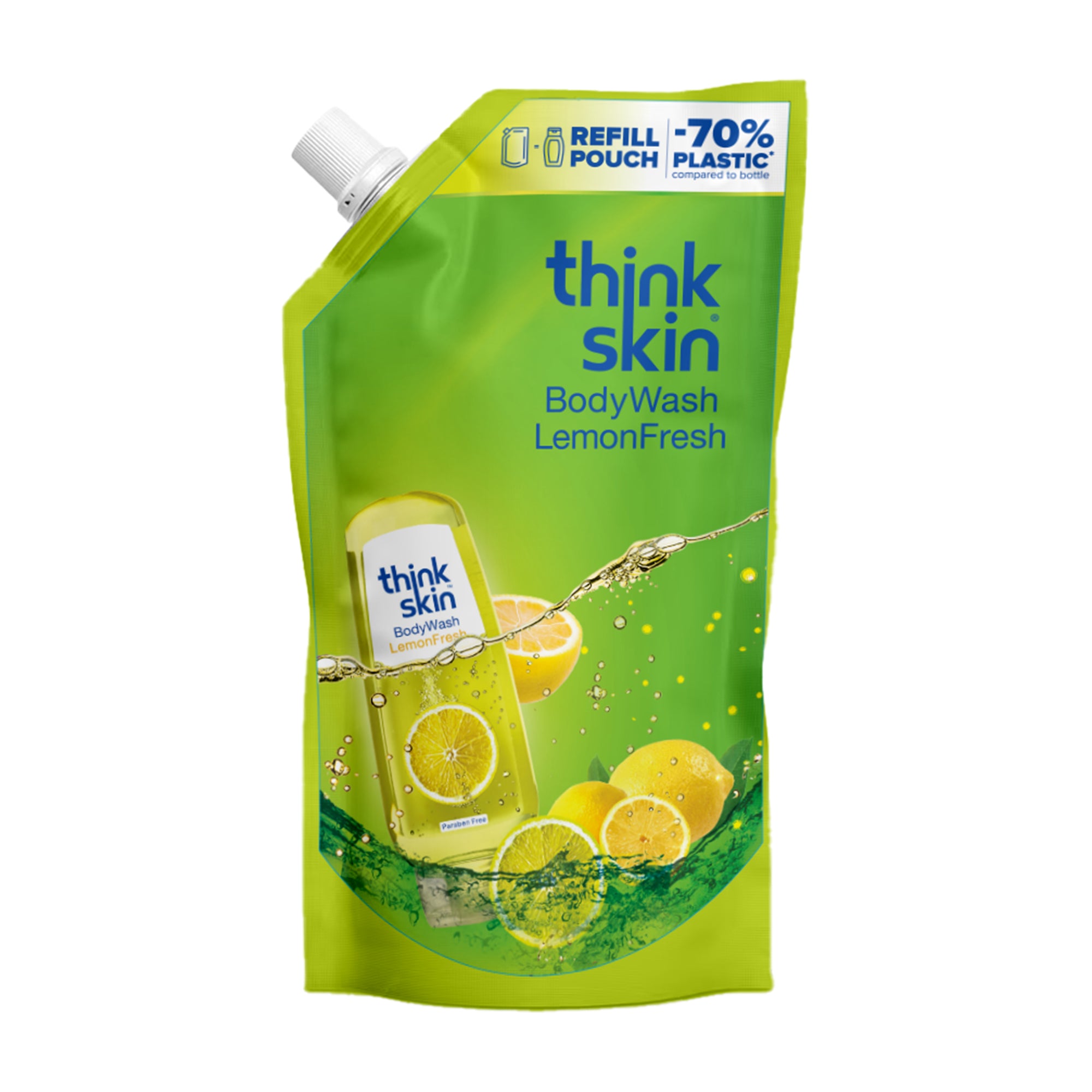 Body Wash Lemon Fresh 1L Refill Pouch (Pack of 2)