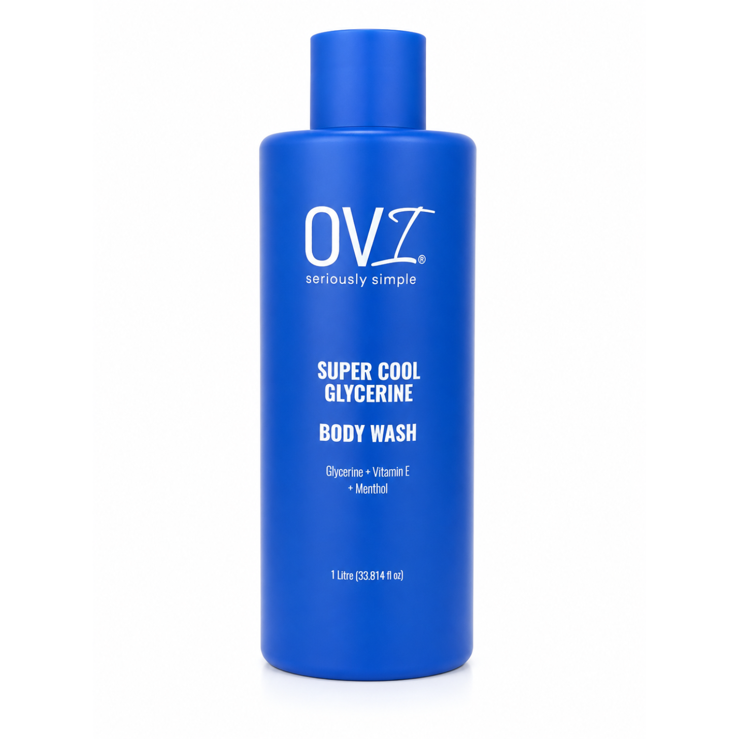 Super Cool Glycerine Body Wash 1 Litre| Glycerine, Vitamin E & Menthol | Deep Hydration & Cooling Freshness