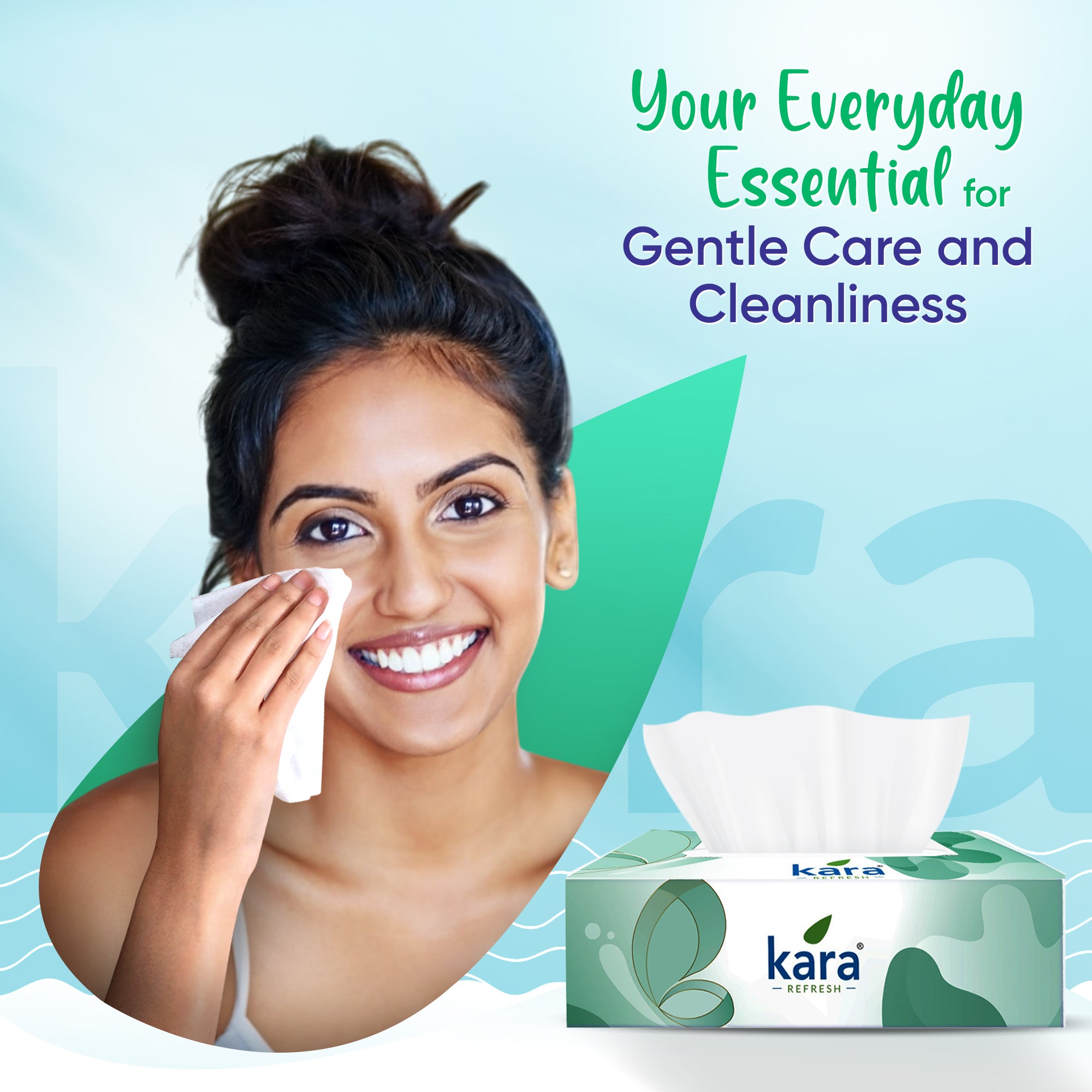 Facial Tissue 100 Pulls Box (Pack of 4)