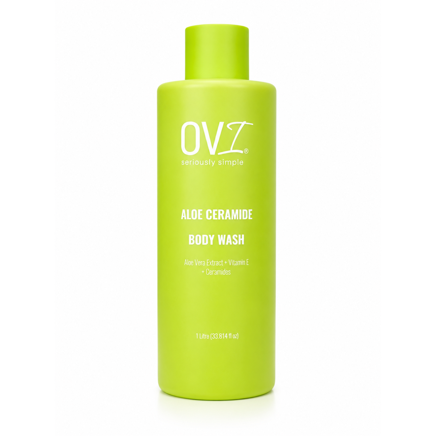 Aloe Ceramide Body Wash 1 Liter | Deep Hydration & Skin Barrier Repair | Aloe Vera, Vitamin E & Ceramides | Gentle Daily Cleanser for Soft & Healthy Skin