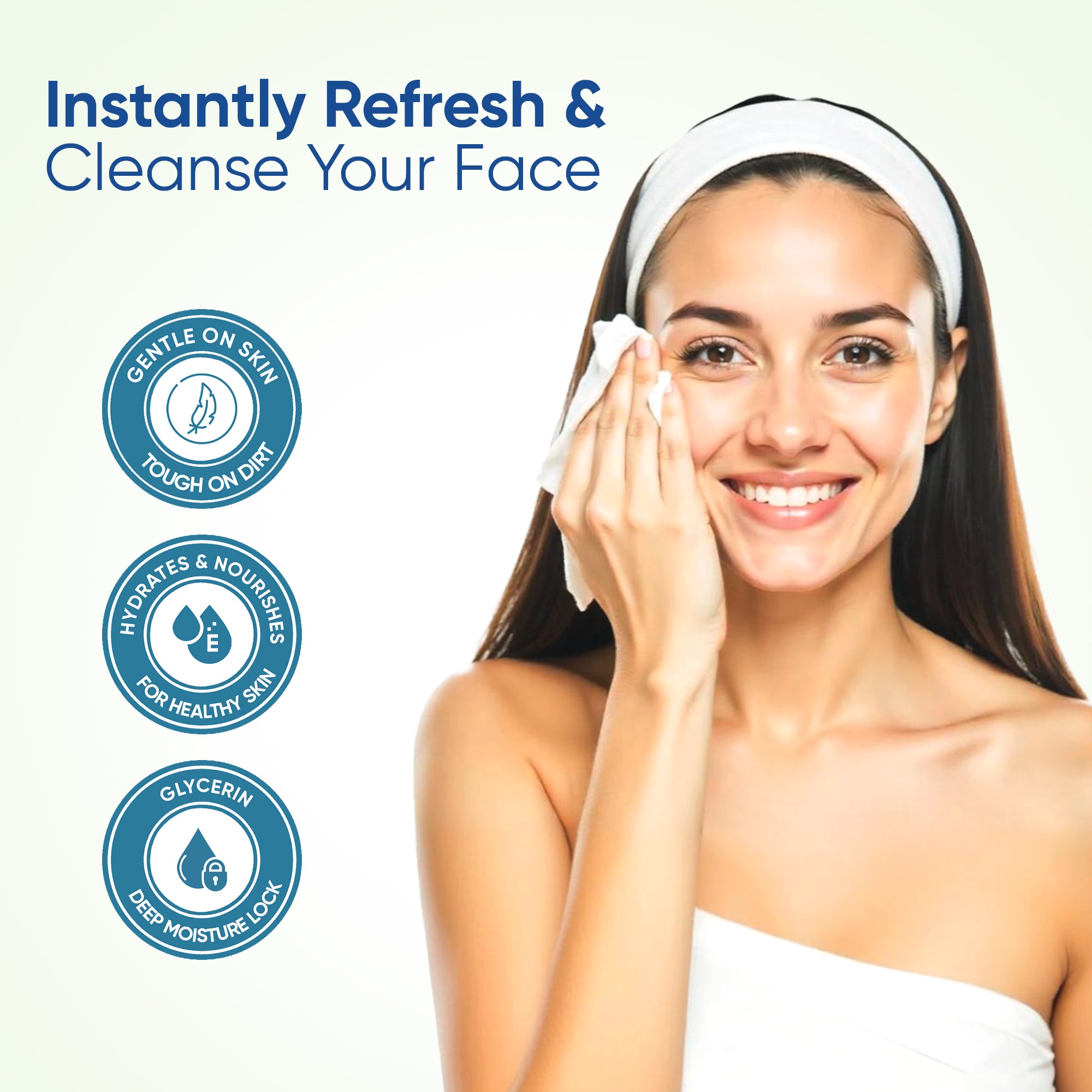 Singles Facial Wipes (Pack of 200)