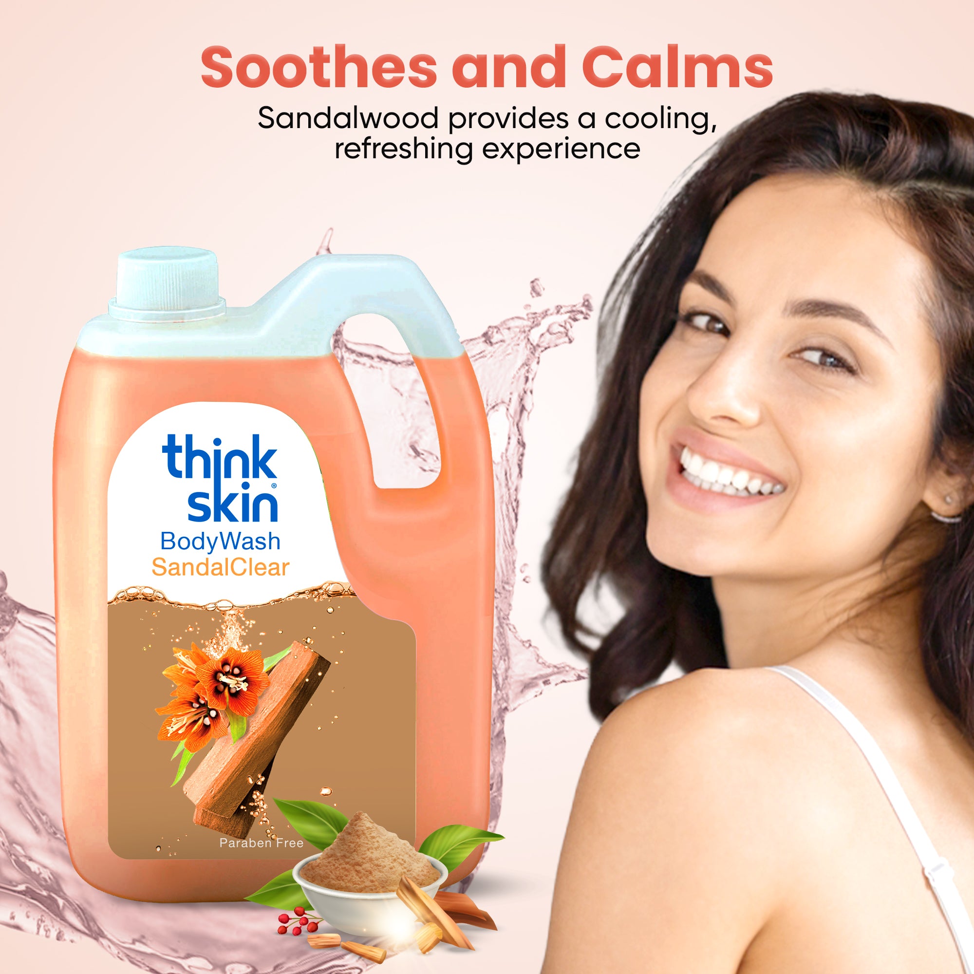 Body Wash Sandal Clear 5 Litre Refill Can