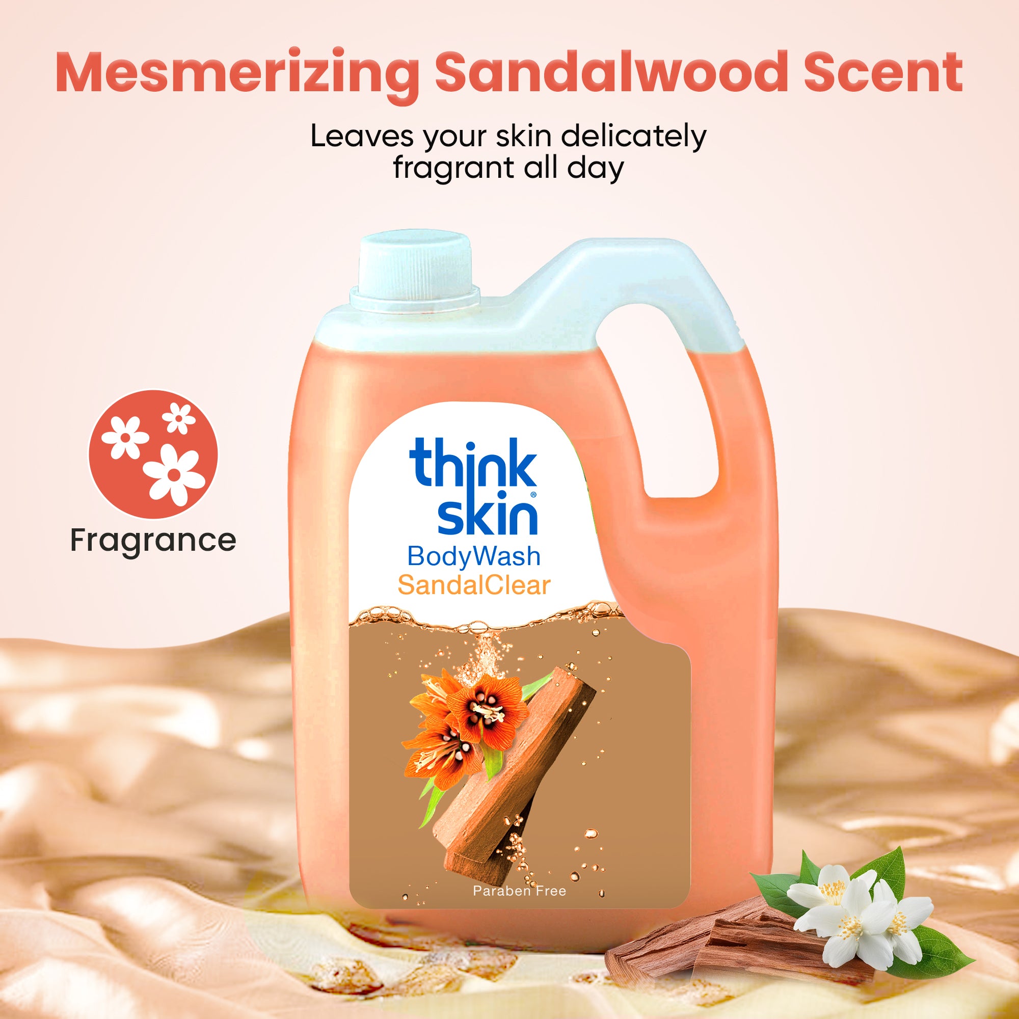 Body Wash Sandal Clear 5 Litre Refill Can
