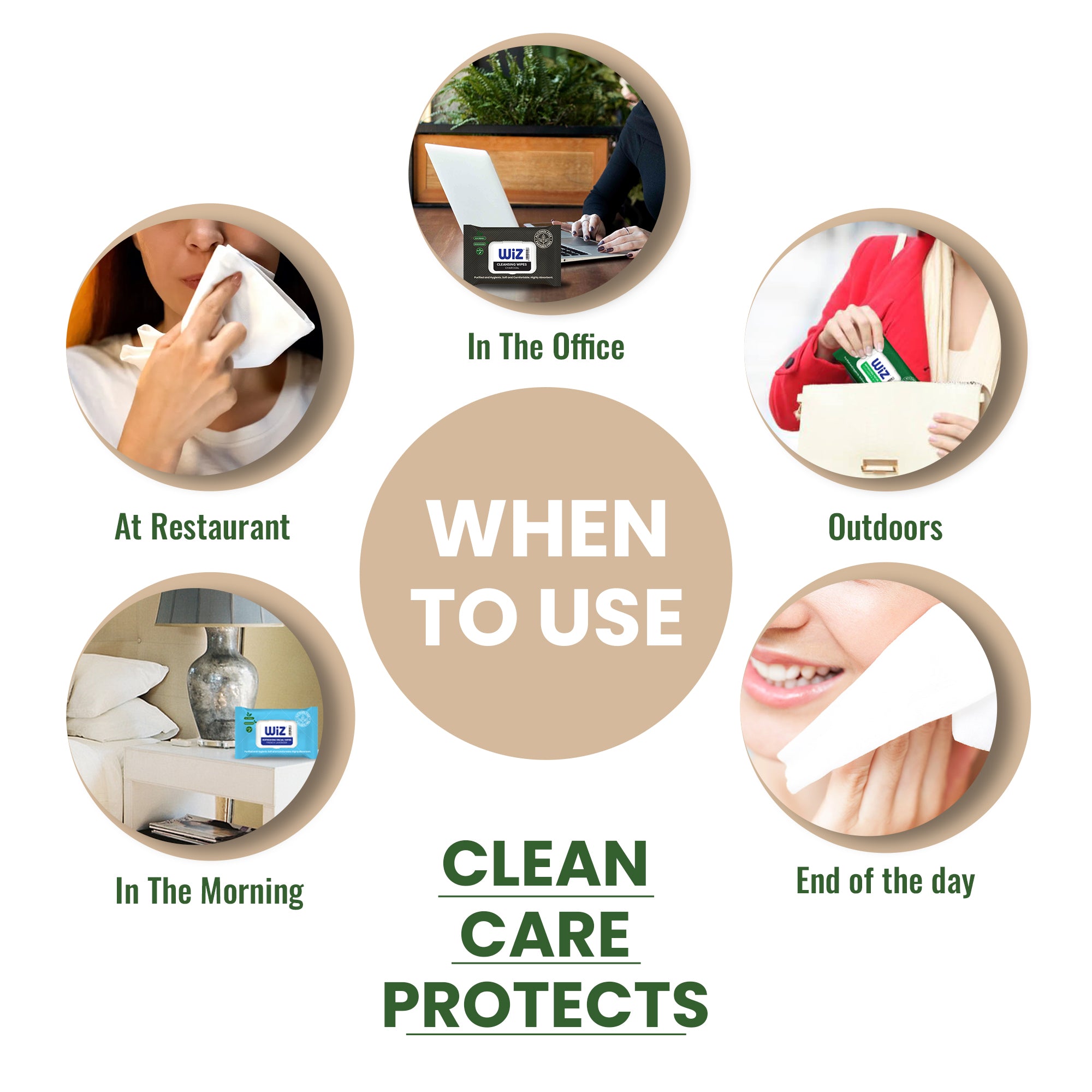 Facial Wipes Tangy Orange & Aloe Vera - 25 Pulls