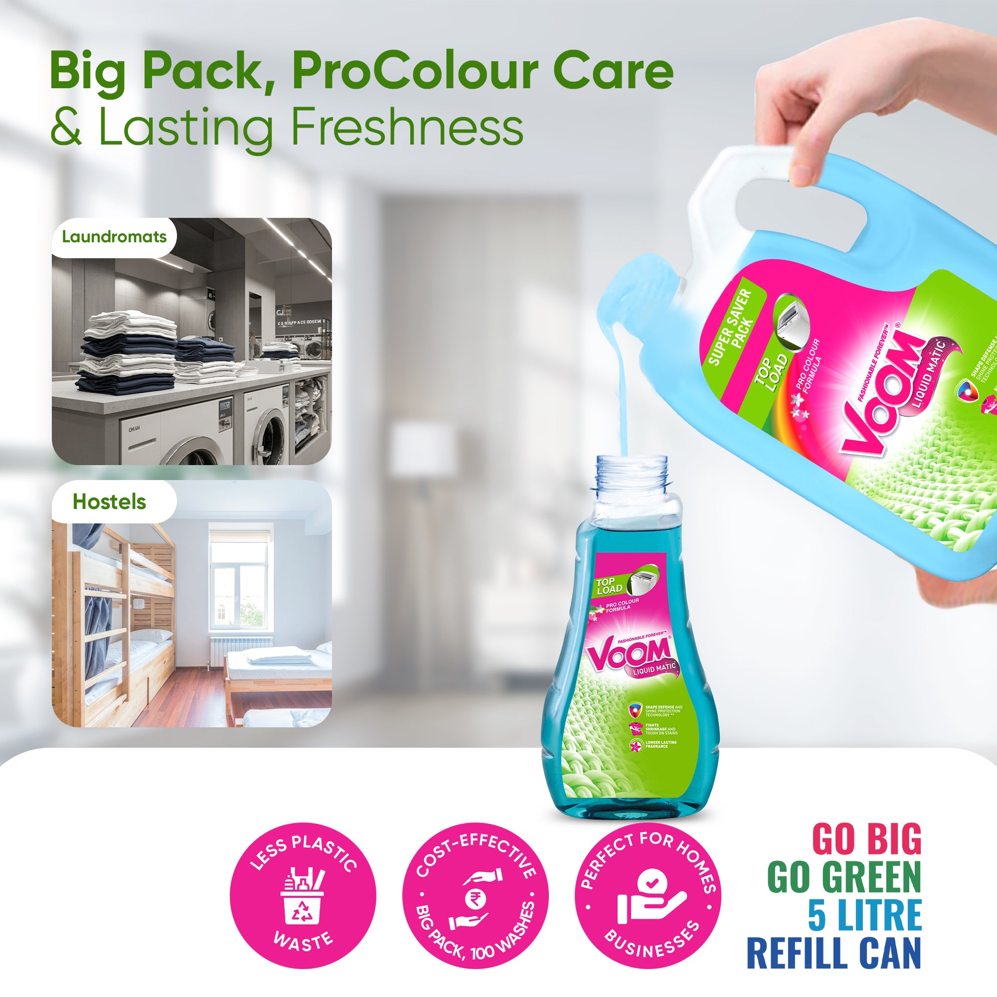 Laundry Detergent Top Load 5 Litre Refill Can