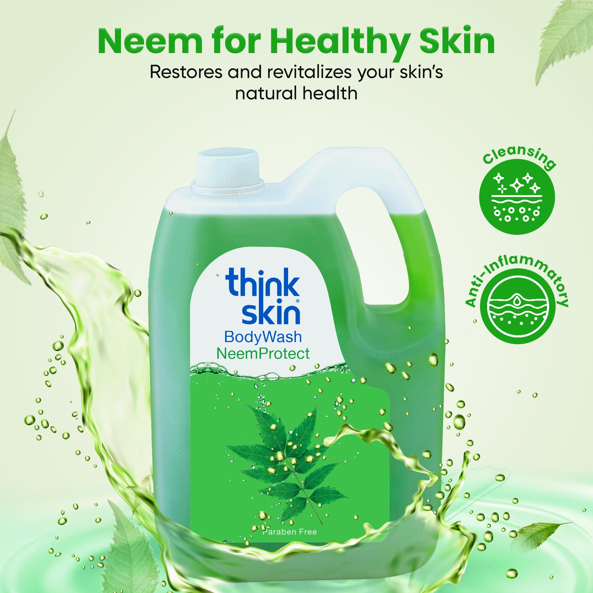 Body Wash Neem Protect 5 Litre Refill Can
