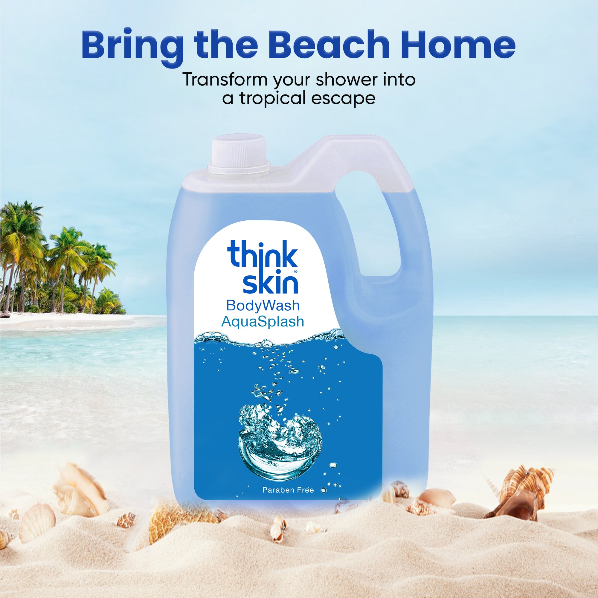 Body Wash Aqua Splash 5 Litre Refill Can