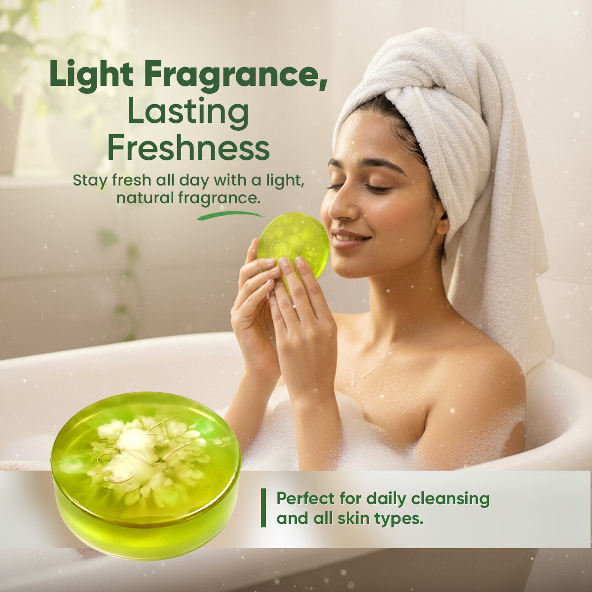 OVI Glycerin Bathing Bar Soap - 100g (Pack of 3)