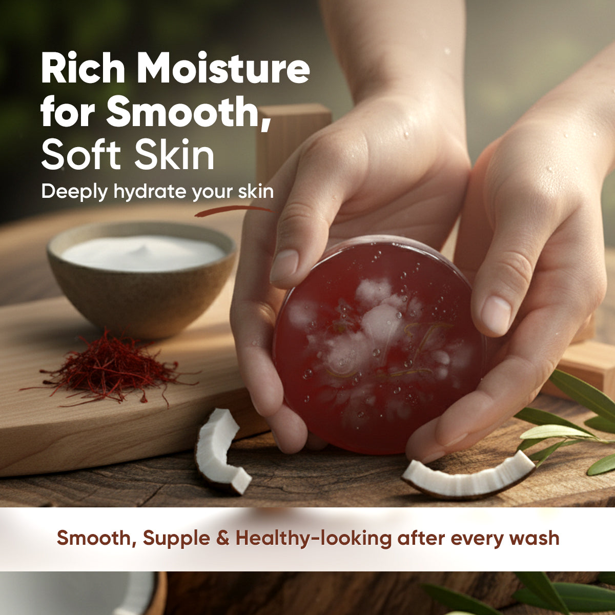 OVI Super Natural Glycerin Bathing Bar Soap - 100g(Pack of 3)