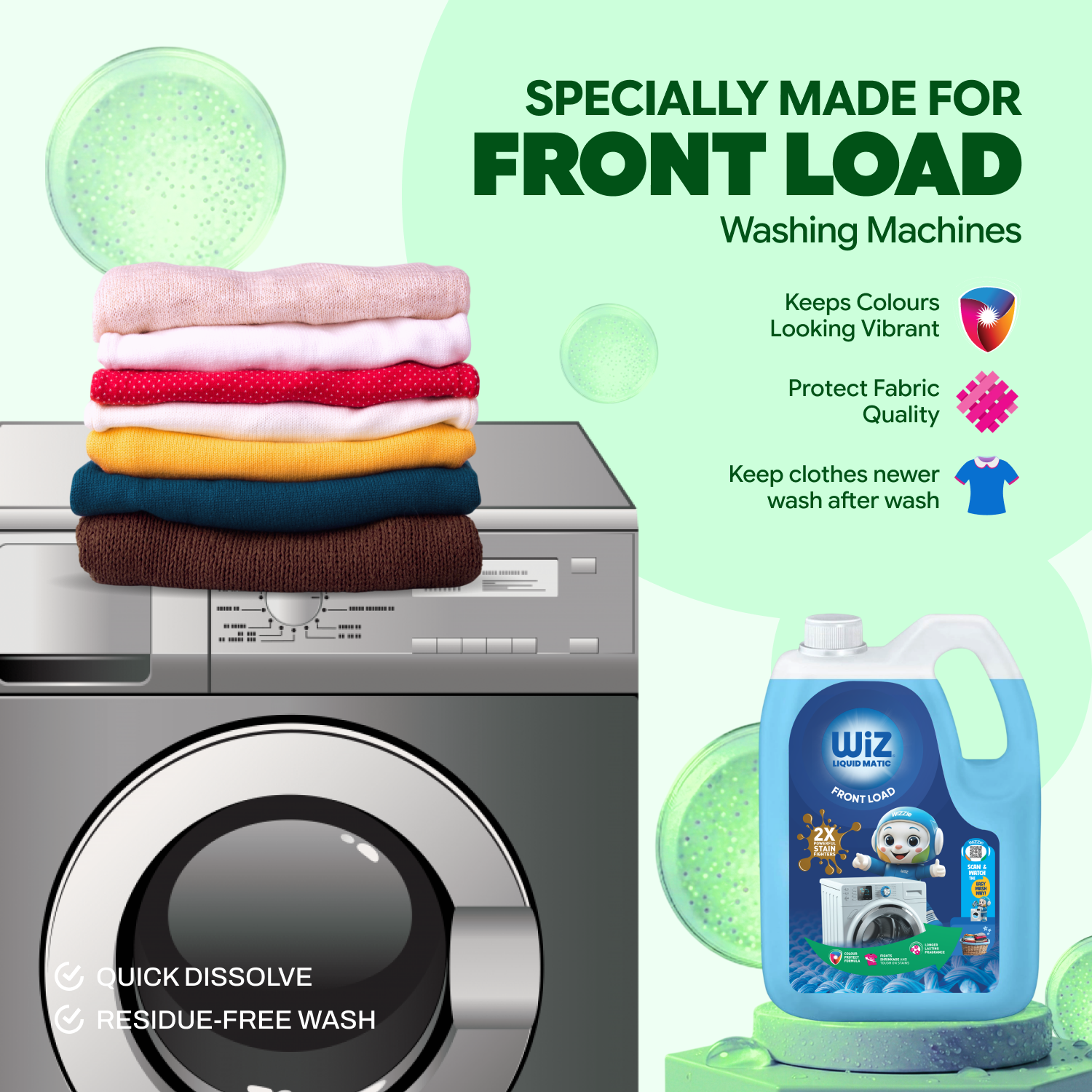 Laundrey Detergent Front Load  5L Refill Can