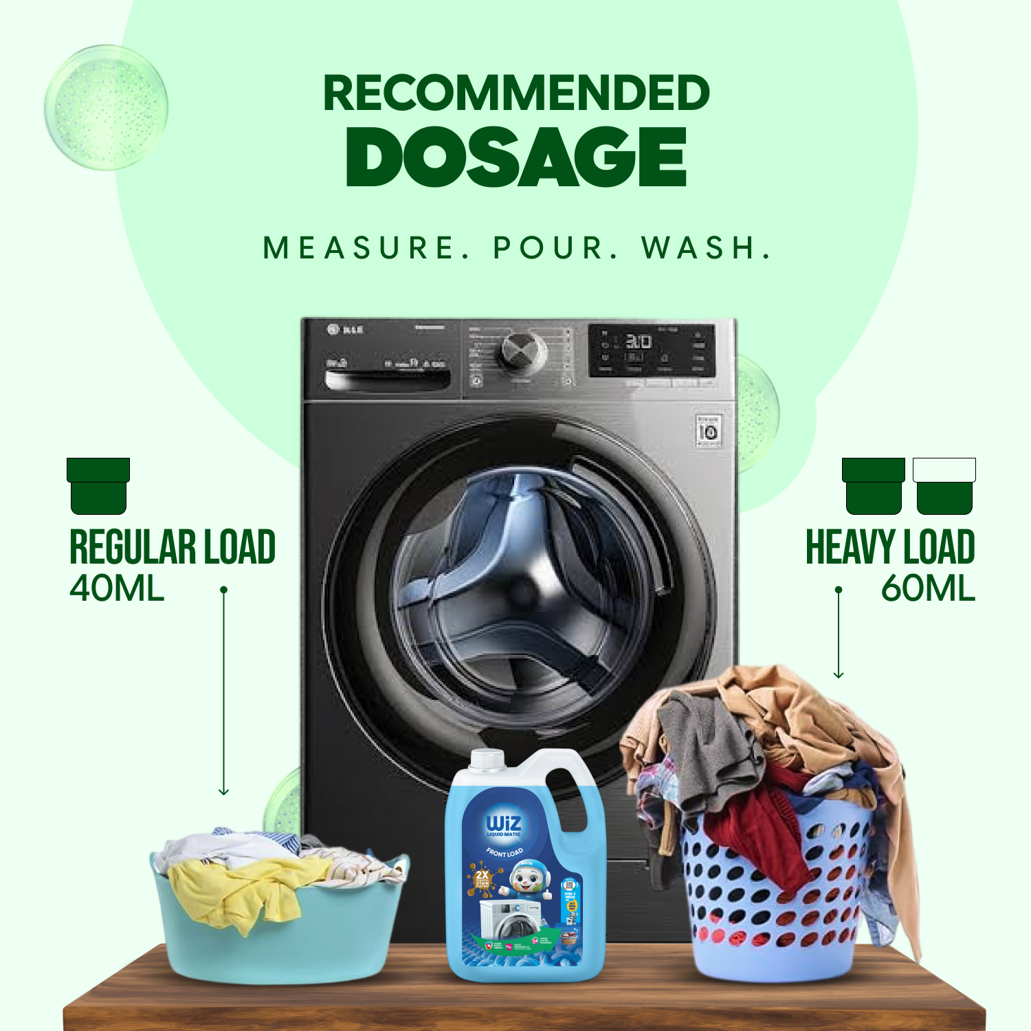 Laundrey Detergent Front Load  5L Refill Can