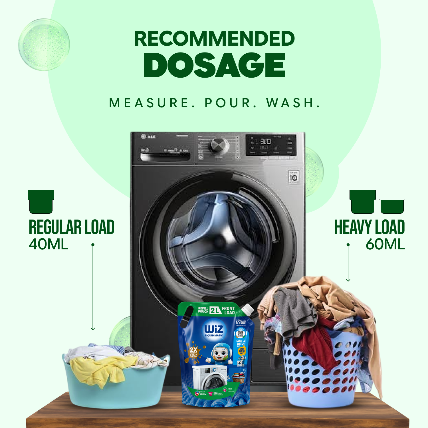 Liquid Matic Front Load Liquid Detergent – 2L Refill Pouch