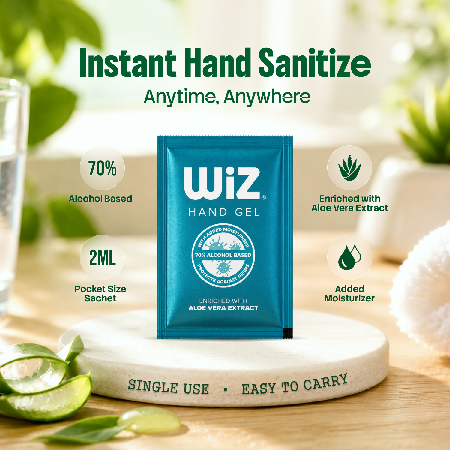 Hand Sanitizer 2ml (Pack of 500)