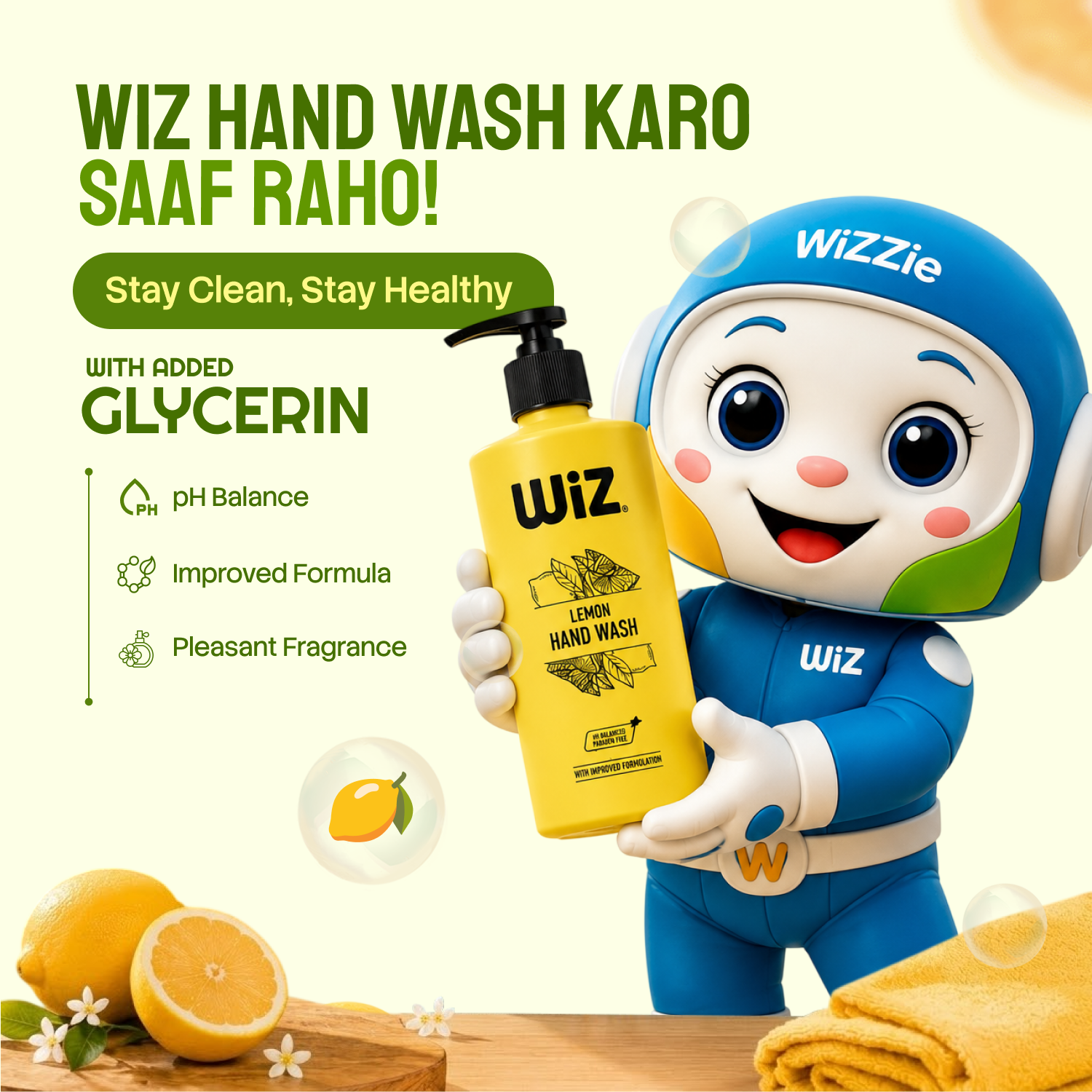 Hand Wash Lemon 500ml