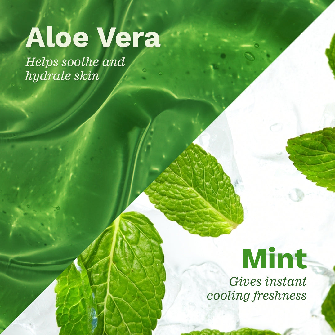 Ice Cool Wet Wipes Aloe Vera & Mint - 10 Pulls ( Pack of 3)