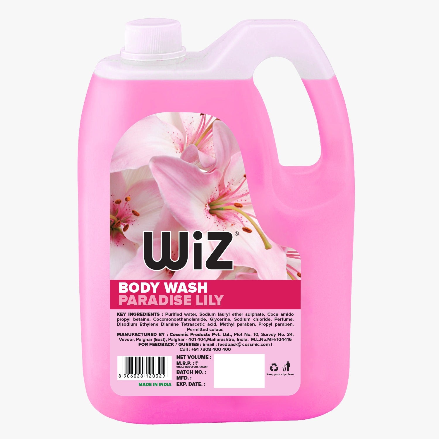 Wiz Paradise Lily Body Wash - 5L