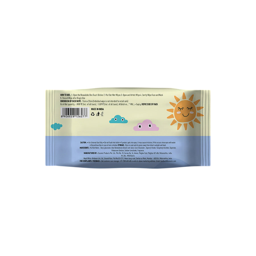 Kids Baby Wet Wipes -72 Pulls (Pack of 3)